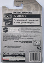 Load image into Gallery viewer, Hot Wheels Black 94 Audi Avant RS2 2022