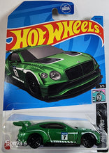 Load image into Gallery viewer, Hot Wheels Green 2018 Bentley Continental GT3 2022