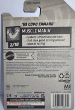 Load image into Gallery viewer, Hot Wheels Yellow 69 Copo Camaro 2022