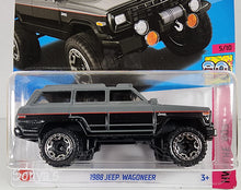 Load image into Gallery viewer, Hot Wheels Gray 1988 Jeep Wagoneer 2023