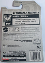 Load image into Gallery viewer, Hot Wheels Maroon 65 Mustang 2+2 Fastback 2023