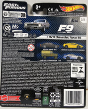 Load image into Gallery viewer, Hot Wheels Silver 1970 Chevrolet Nova SS Fast & Furious Premium 2023