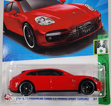 Load image into Gallery viewer, Hot Wheels Red Porsche Panamera Turbo S E Hybrid Sport Turismo 2023