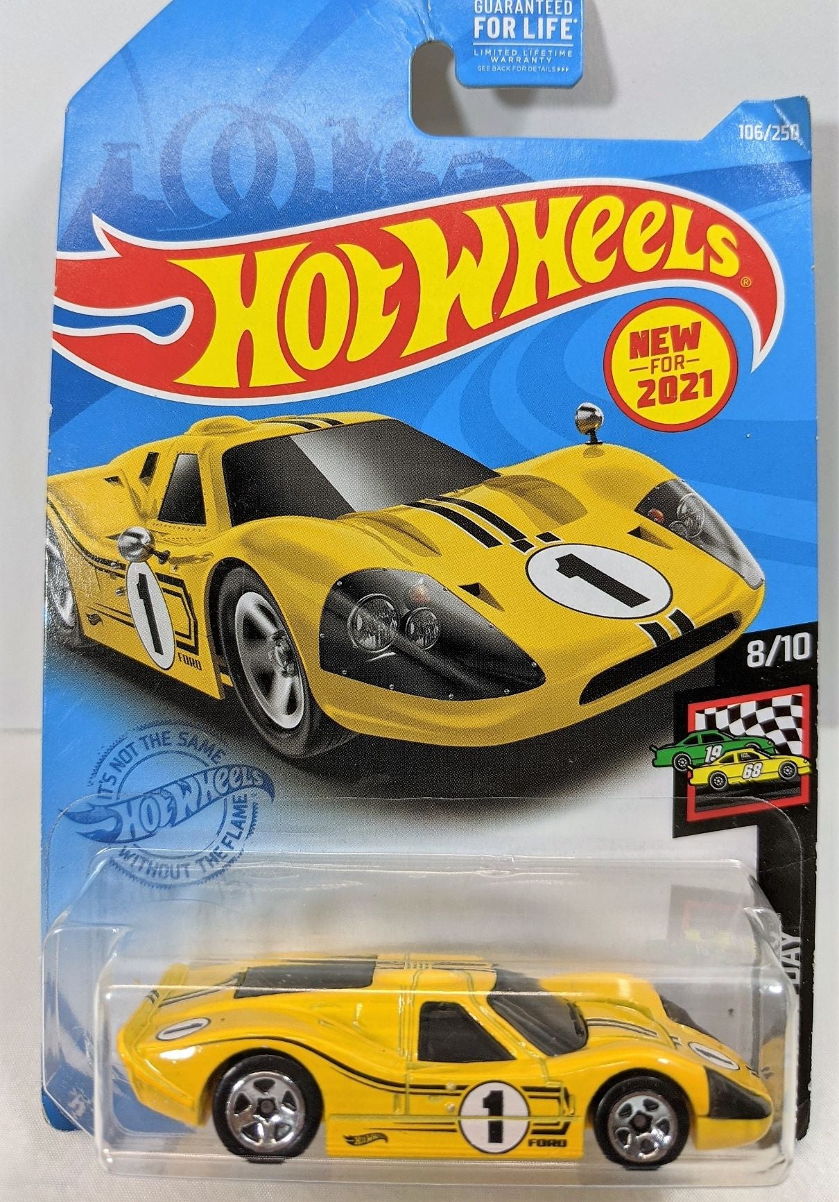 Hot Wheels '67 Ford GT40 Mk.IV Yellow 2021