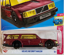 Load image into Gallery viewer, Hot Wheels Red Volvo Drift Wagon 2022