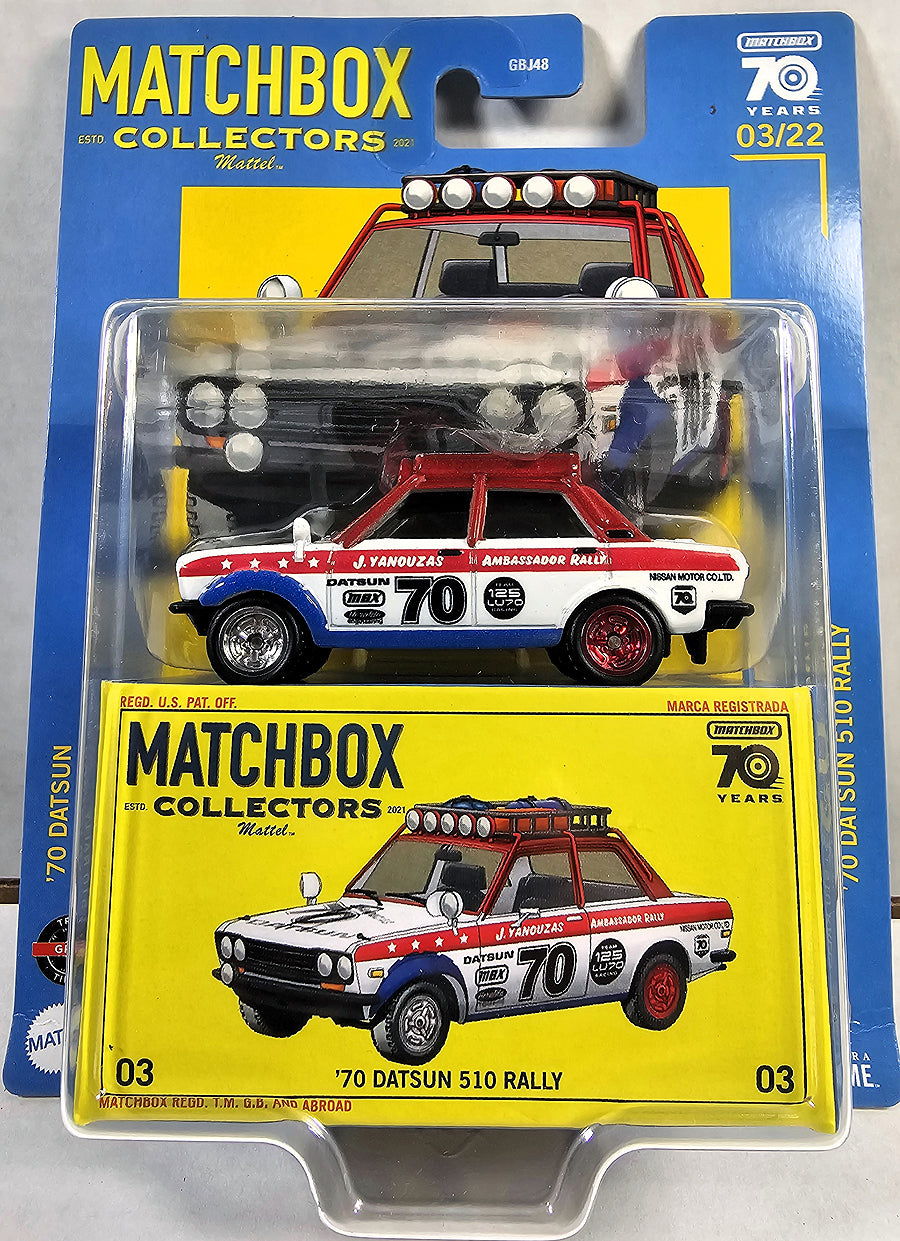 Matchbox 70 Datsun 510 Rally