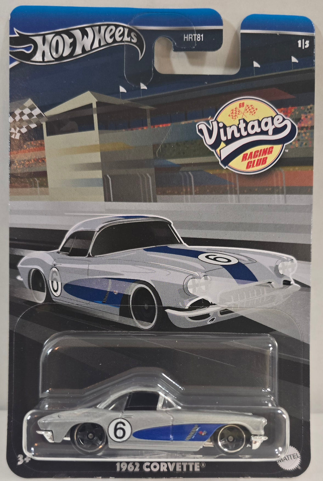 Hot Wheels VTG Racing 1962 Corvette
