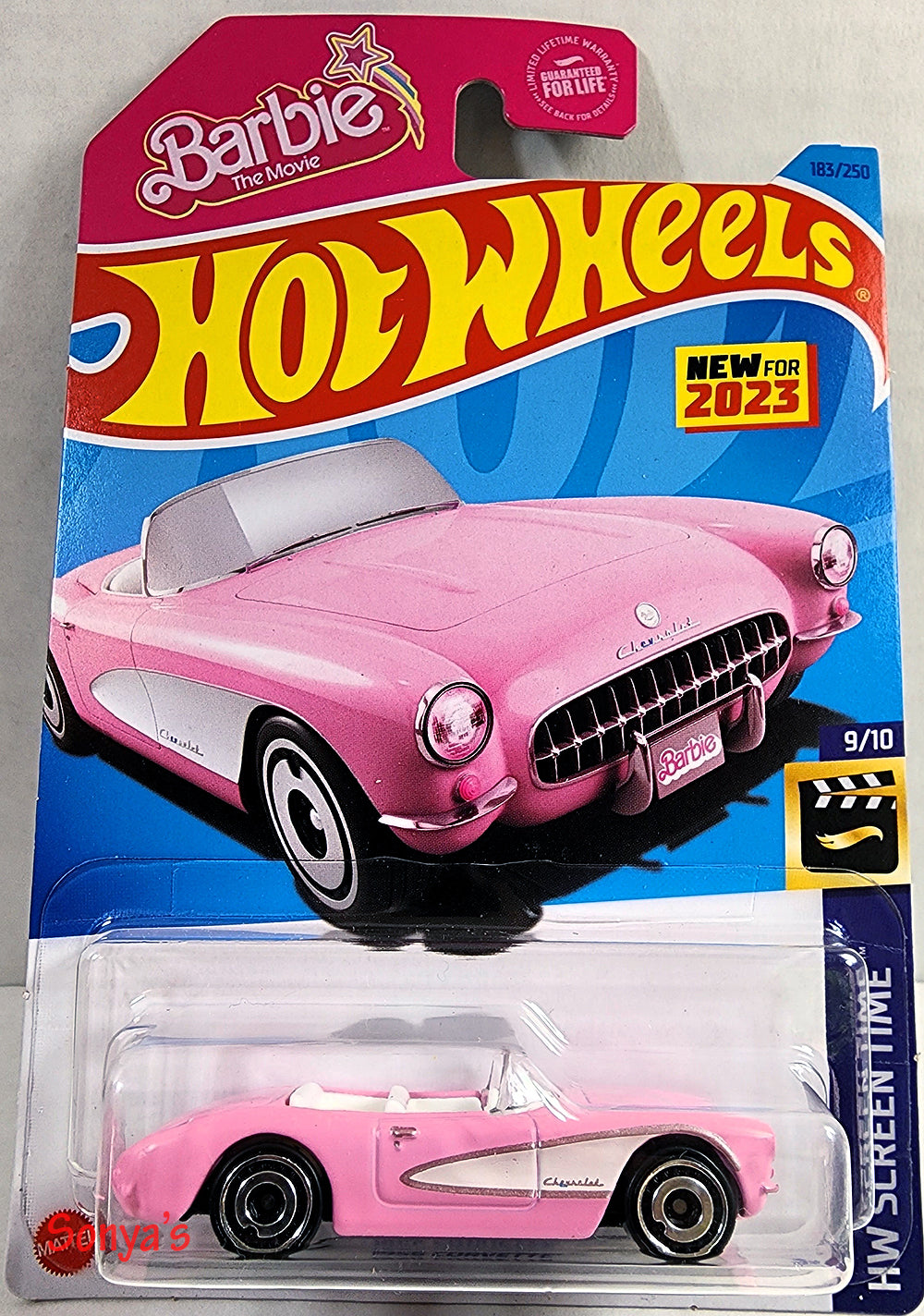 Hot Wheels Pink 1956 Corvette (Barbie) 2023