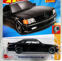 Load image into Gallery viewer, Hot Wheels 89 Mercedes-Benz 560 SEC AMG 2023
