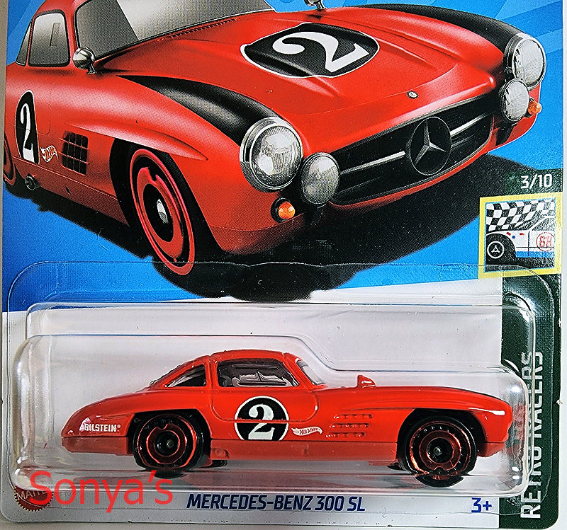 Hot Wheels Red Mercedes-Benz 300 SL 2023 – Sonya's Diecast