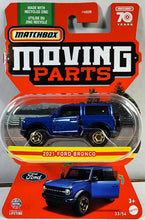 Load image into Gallery viewer, Matchbox Moving Parts Blue 2021 Ford Bronco 2023
