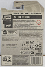 Load image into Gallery viewer, Hot Wheels Toon&#39;d Dark Blue 83 Chevy Silverado 2023
