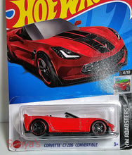 Load image into Gallery viewer, Hot Wheels Red Corvette C7 Z06 Convertible 2023

