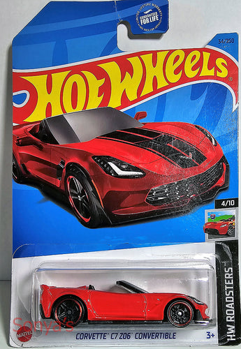 Hot Wheels Corvette C7 Z06 Convertible