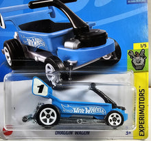 Load image into Gallery viewer, Hot Wheels Blue Draggin Wagon 2022
