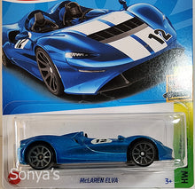 Load image into Gallery viewer, Hot Wheels Blue McLaren Elva 2022
