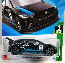 Load image into Gallery viewer, Hot Wheels Black  Jaguar I-Pace eTrophy 2023
