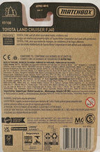 Load image into Gallery viewer, Matchbox Toyota Land Cruiser FJ40 2022
