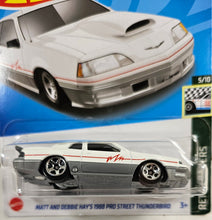 Load image into Gallery viewer, Hot Wheels White Matt &amp; Debbie Hays 1988 Pro Street Thunderbird 2023
