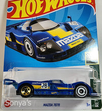 Load image into Gallery viewer, Hot Wheels Blue Mazda 787B 2023
