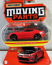 Load image into Gallery viewer, Matchbox Red Moving Parts 2016 Chevy Camaro 2023

