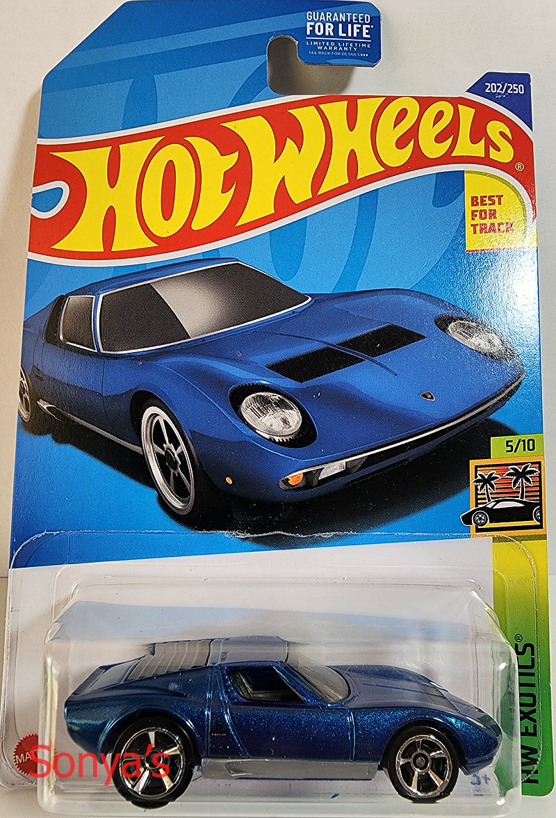 Hot Wheels 71 Lamborghini Miura SV