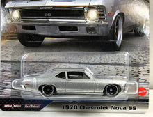 Load image into Gallery viewer, Hot Wheels Silver 1970 Chevrolet Nova SS Fast &amp; Furious Premium 2023
