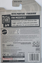 Load image into Gallery viewer, Hot Wheels Blue 1970 Pontiac Firebird 2023
