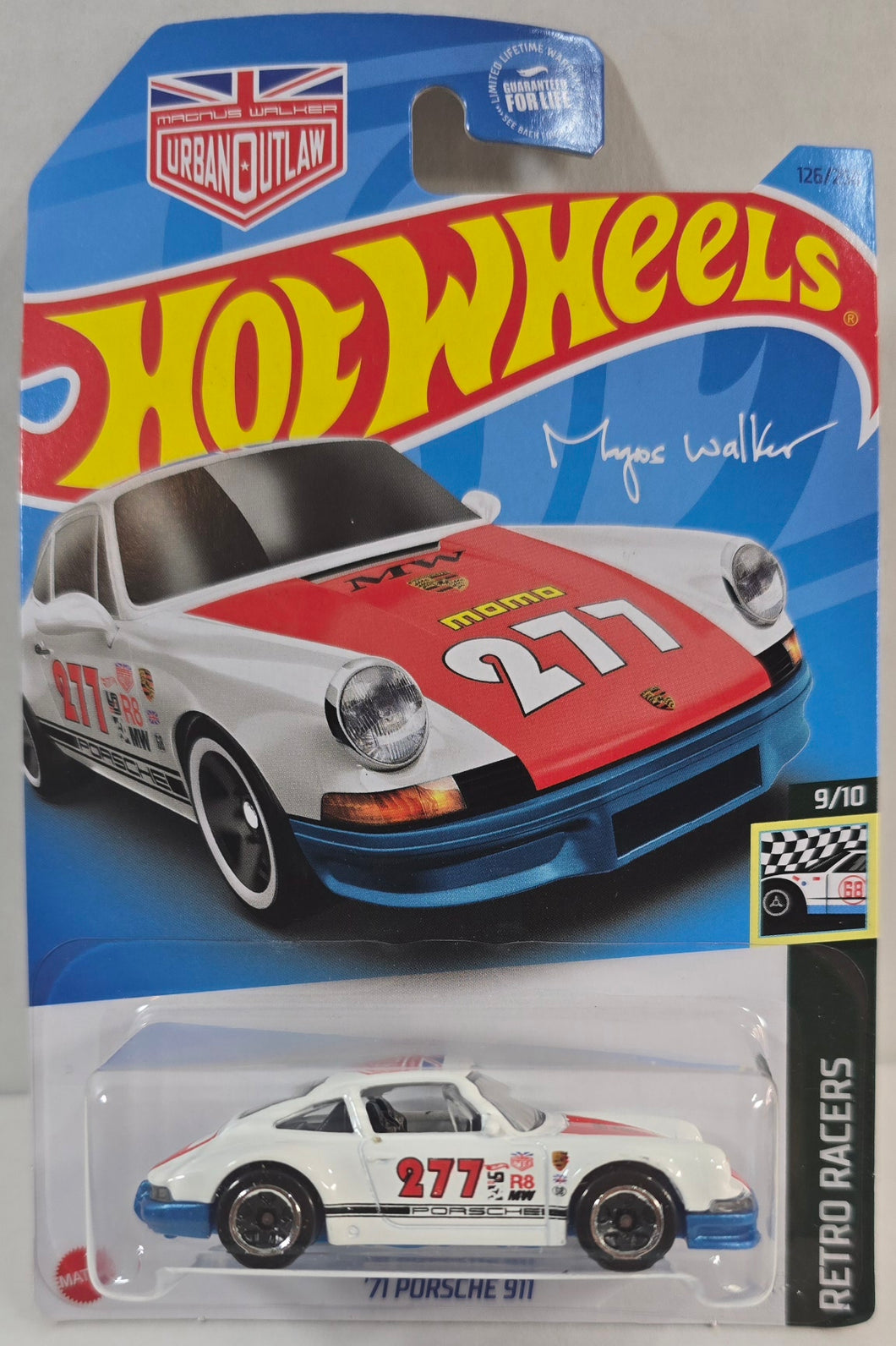 Hot Wheels White 71 Porsche 911 2023