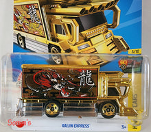Load image into Gallery viewer, Hot Wheels Gold Raijin Express 2023

