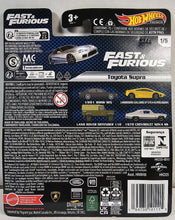 Load image into Gallery viewer, Hot Wheels Silver and Blue Toyota Supra Premium Fast &amp; Furious  2023
