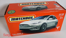Load image into Gallery viewer, Matchbox Power Grabs White Tesla Model X 2023
