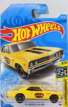Load image into Gallery viewer, Hot Wheels Yellow 67 Chevelle SS 396 2021
