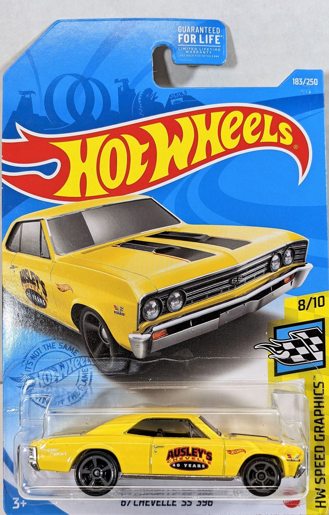 Hot Wheels Yellow 67 Chevelle SS 396 2021