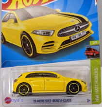 Load image into Gallery viewer, Hot Wheels 19 Yellow Mercedes Benz A-Class 2022
