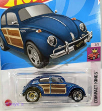 Load image into Gallery viewer, Hot Wheels Blue Volkswagen Beetle 2022
