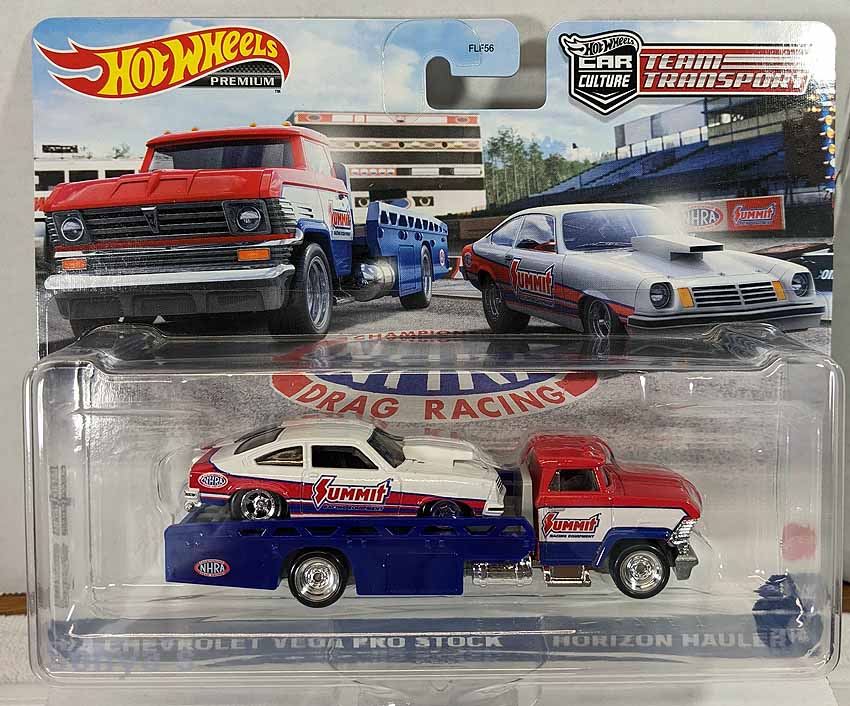 Hot Wheels Premium Team Transport 74 Chevy Vega & Horizon Hauler 2021