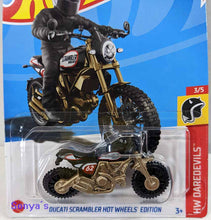 Load image into Gallery viewer, Hot Wheels Bronze Ducati Scrambler Hot Wheels Edition 2022
