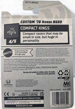 Load image into Gallery viewer, Hot Wheels White Custom 70 Honda N600 2022
