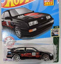 Load image into Gallery viewer, Hot Wheels Black 87 Ford Sierra Cosworth 2022
