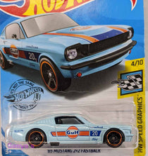 Load image into Gallery viewer, Hot Wheels 65 Mustang 2+2 Fastback Gulf 2020
