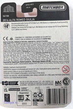 Load image into Gallery viewer, Matchbox Blue 2016 Alfa Romeo Giulia 2022
