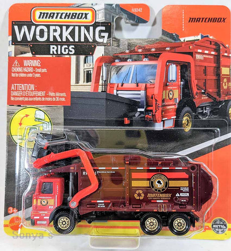 Matchbox Working Rigs Garbage King XL