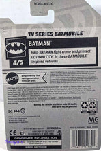 Load image into Gallery viewer, Hot Wheels Black TV Series Batmobile 2022
