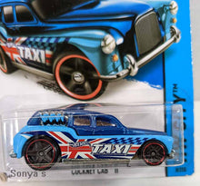 Load image into Gallery viewer, Hot Wheels blue Cockney Cab II 2015 misc

