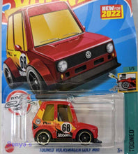 Load image into Gallery viewer, Hot Wheels Red Tooned Volkswagen Golf MK1 2022
