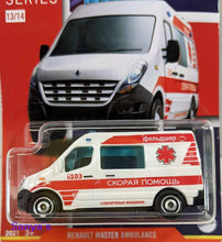 Load image into Gallery viewer, Matchbox Global Renault Master Ambulance Russia 2022
