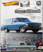 Load image into Gallery viewer, Hot Wheels Premium 64 Chevy Nova Panel Wagon
