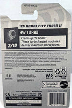 Load image into Gallery viewer, Hot Wheels Green 85 Honda City Turbo II 
