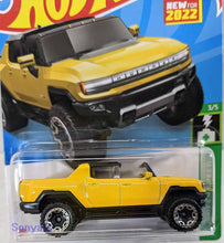 Load image into Gallery viewer, Hot Wheels Yellow GMC Hummer EV 2022
